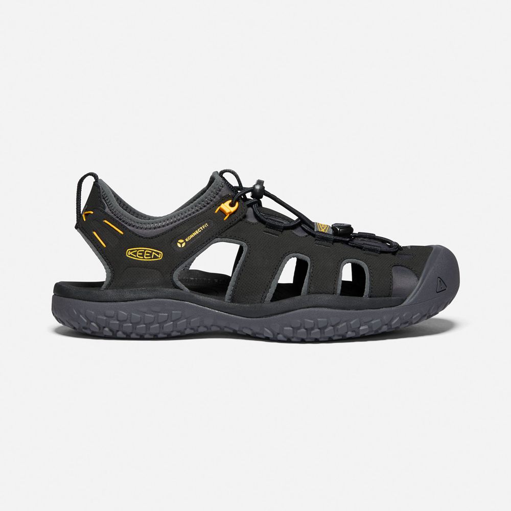 Keen Outdoor Sandalet Erkek Siyah - Solr - Türkiye VBXA61037